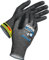 Uvex phynomic F XG, 1 Paar - Schnittschutz - & Grip-Handschuh für feuchte & ölige Bereiche - feinfühlig & abriebfest - schwarz