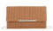 EVEOUT Pochette en Paille Tissée Femmes été Clutches Sac Paille avec Chaîne pour Parti Mariage Plage Vacances(Marron foncé)