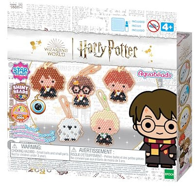 Aquabeads 35011 Harry Potter Keychain Craft Kit - Arts Age 4+ & Crafts Bead Activity Toy
