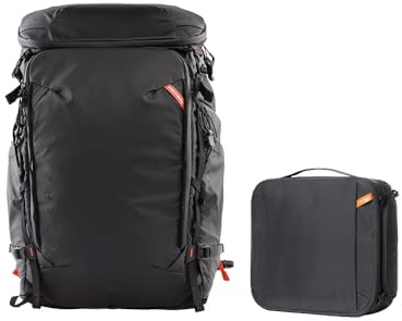 PGYTECH OnePro Flex Backpack 30L (Space Black) + Camera Insert, Medium Size, Outdoor Camera Bag, Photographer, Large Capacity, Backpack, Full Opening