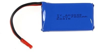 MUSISALY 780 Mah Lipo Akku Wltoys V686G Akku Wiederaufladbarer Lipo Akku Wltoys V686G Lipo Akku 37 V Lipo Akku Blau