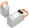 WSGDSG Portable Charger 100000mAh Large Power Bank, 15W Fast Charging Built In Cables External Battery Pack, 8 Outputs & 3 Inputs, Power Bank for Camping Travel(Size:60000 mAh,Color:White)