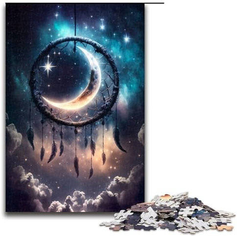 1000 Teile Puzzle Traumfänger Puzzle für Erwachsene Holzpuzzle Lernspiel 75x50cm
