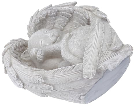 Parliky Katzengedenkstein Katzenstatue Gedenkengel Für Katzen Katzensteinfigur Katzen-gedenkengel Gedenksteine Für Haustiere Tributstatue Memorial Stein Harz Schmuck Grabstein Garten Indoo