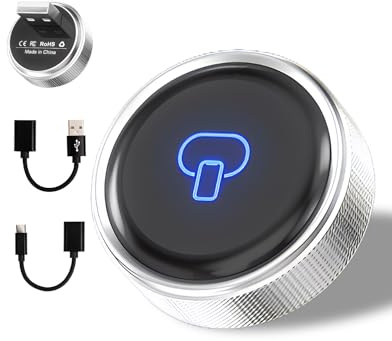 Swiftctrl Adaptador inalámbrico para Apple CarPlay y Android Auto: adaptador Plug and Play, USB y tipo C, convierte CarPlay con cable en inalámbrico, compatible con iOS 10+ y Android 11+