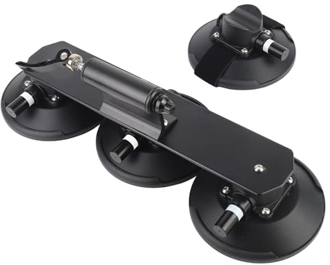 Alomejor Portabici da Tetto con Aspirazione per Bicicletta Robusto Portabiciclette in Lega di Alluminio Facile da Installare per Auto, SUV, Furgoni Protezione Ventosa in Gomma (Per 1 bicicletta)