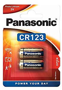 Panasonic Photo Lithium Batteries CR123AL x 2