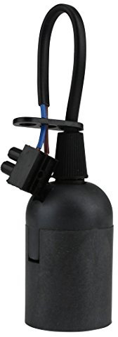 UNITEC Renovierungs-Fassung E27 (1 Stück) schwarz