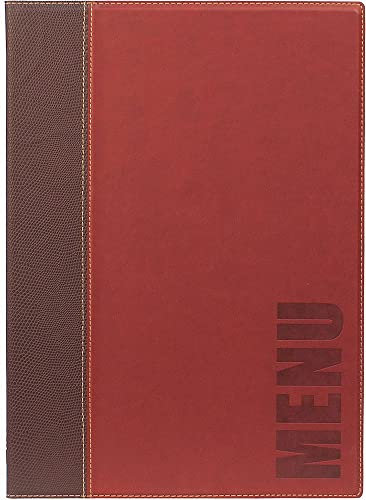 Contacto Speisekartenmappe A4, rot