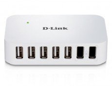 D-link Dub-H7 - Concentrador (USB 2.0, 480 Mbit/s, FCC CE C-Tick VCCI IC RoHS, 5V, Mac OS 9.0, Mac OS 9.1, Mac OS 9.2, 0-40 °C)