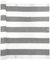 jarolift Balkonbespannung Basic, Balkon Sichtschutz Windschutz Sonnenschutz Balkon-Verkleidung, Atmungsaktiv, 500 x 90cm (24 Ösen) Grau - Weiß