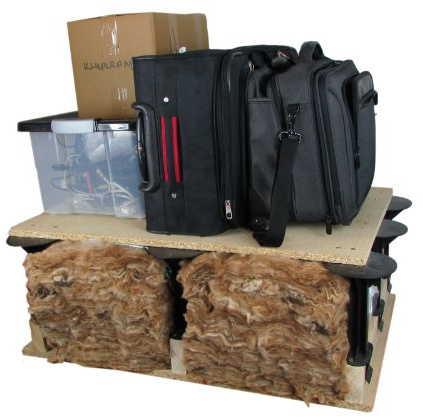 LOFT STORAGE LFTSTRPLN002 Stilts Box - Black (Pack of 32)