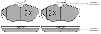 Meyle 025 217 9719/W Brake Pad Set, disc brake