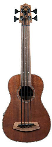 Kala U-Bass Solid Mahogany Fretless - Fretless Bass-Ukulele