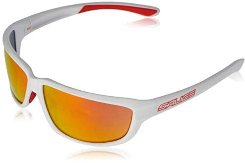SALICE Uni 001RW Sonnenbrille SR, Weiß/RW Rot, Einheitsgröße