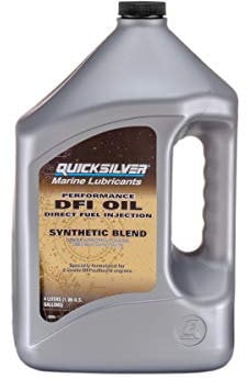 Quicksilver 858037QB1 Huile moteur synthétique performante pour injection directe de carburant - 4 litres