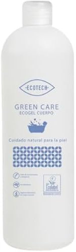 Ecotech Green Care - Gel de Baño y Ducha - Producto Natural - Ayuda a Proteger y Cuidar la Piel - Gran Sensación de Suavidad e Hidratación - Ideal para las Pieles Sensibles - Apto para Veganos - 1L