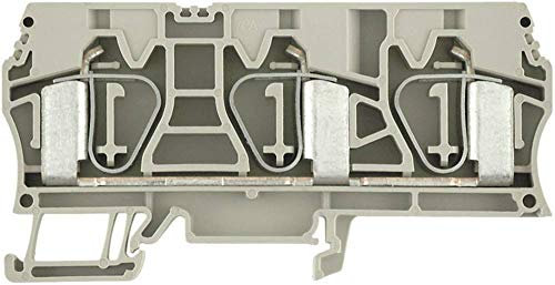 Morsetti componibili passanti ZDU beige Weidmüller ZDU 16/3AN 1768320000 Beige 1 pz.