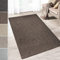 casa pura Teppich Läufer Carlton | Flachgewebe dezent Gemustert | Teppichläufer in vielen Größen | als Küchenläufer, Flurläufer (Braun - 100x200 cm)