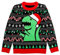 Shirtgeil Pullover Herren Damen Strickpullover Weihnachtspullover Herren Damen T-Rex Sweater Large