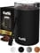 KF2010 Electric Coffee Grinder by Kaffe - Black 2.5oz Capacity with Easy On/Off Button. Cleaning Brush Included!