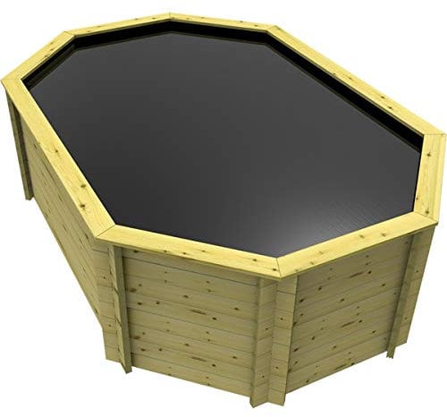 The Garden Timber Company Wooden Fish Ponds 12x8ft Octagonal 1099mm Height 6452L