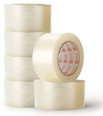 Clear Heavy Duty Wide Packaging Tape 60MM X 66M 6 Rolls For Parcels and boxes