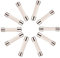 BOJACK T10A250V 6x30 mm 10 A 250 V Fusibles cerámicos de soplado lento 10 amperios 250 voltios 0.24 x 1.18 pulgadas Tubos cerámicos Fusibles de retardo de tiempo (paquete de 20 piezas)
