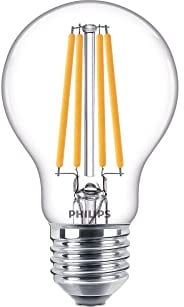 Philips LED Classic E27 Lampe, 100 W, E27, Tropfenform, neutralweiß, Weiß