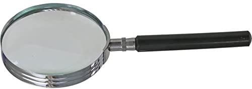 Ableselupe, Rahmen aus Metall (75 mm / 3 Dioptrie)