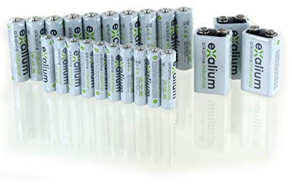 Lot de Piles x10 AA LR6 + x10 AAA LR3 + x3 6LR61 9V EXALIUM