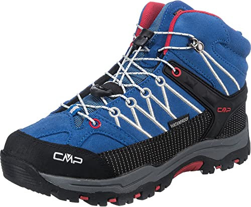CMP Rigel Mid Trekking Wp Walking Shoe, Cobalto-Stone-Fire, 37 EU, 3Q12944