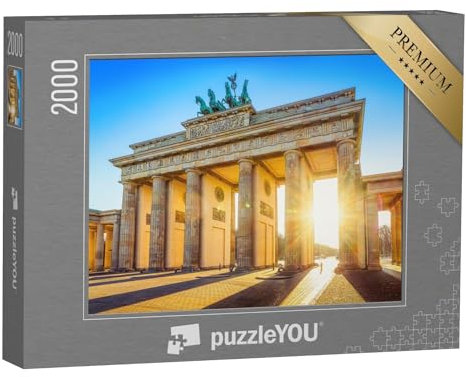puzzleYOU: Puzzle 2000 Teile „Berühmtes Brandenburger Tor, Berlin, Deutschland“ – aus der Puzzle-Kollektion Brandenburger Tor