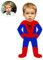 ASSIALL Personalisiertes Gesicht Mini Me Kissen Benutzerdefinierte Puppenförmige Fotokissen 3D Duplex Druck Sofa Auto Poly Baumwolle Dekokissen Home Ornament Plüschtier Geschenk (Spiderman), 20cm