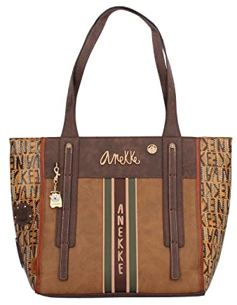 Anekke Damen Shopper mit Reißverschluss | Zubehör und Accessoires | Handtasche, bunt, 32/32/12 cm