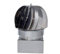 Comignolo Antivento A Base Quadrata In Acciaio Inox Terminale per stufe caldaie e camini per lo scarico dei fumi (45x45 cm)