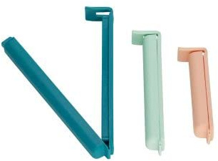 24 Mixed Food Storage and Bag Sealing Clips in Box - Assorted Colours