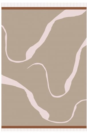 Mette Ditmer - Gallery Decke 125 x 170 cm, Latte