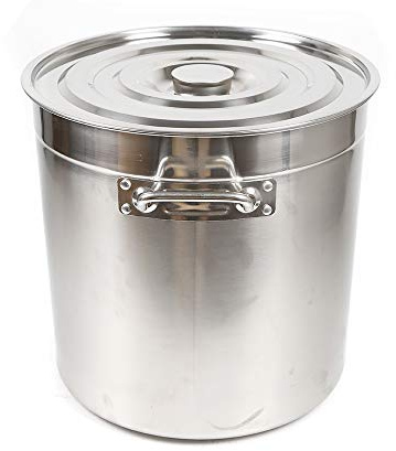Gastronomy Cooking Pot, Stockpot, Stainless Steel with Lid, Large Pot Stew, 35 L Cooking Pot, Soup Pot for All Hobs and Large Kitchens - Gastro Pot Set (35 L)