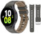 Tasikar No Gap Bands Compatible with Samsung Galaxy Watch 7/6/5/4 40mm 44mm/6 Classic Band 43mm 47mm/5 Pro/4 Classic, Soft Silicone Sport Strap for Women Men, Grey Coffee