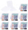 NAYAGOGO 9 Pcs Clear Plastic Cell Battery Storage Case Holder Box, AA/AAA Cell Battery Storage Case, Battery Case Hard Plastic Batteries Storage Boxes, for AA/AAA Batteries and Rechargeable Batteries