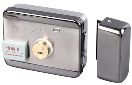 Sonew Serratura Elettronica con Telecomando, Serratura Elettronica Intelligente, Blocco Carta d'identità, Struttura Integrata, Senza Cablaggio, Doppia Testa con Telecomando, per la Casa