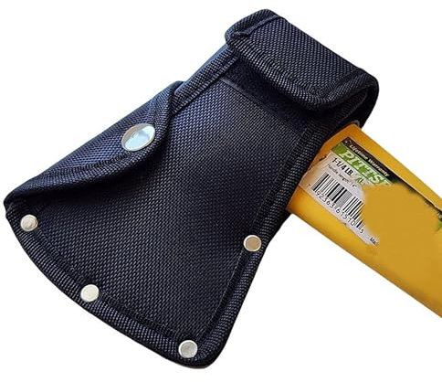 UCCKEYI Beilkopf-Etui-Holster, schwarze Axt-Scheidenabdeckung mit Schnappverschluss für Fiskars X7, Lexivon V14 Camping-Beilen, Husky 0,6 kg, Hafenfracht 0,6 kg, Kaltstahlwerfer und mehr