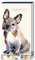 Punch Studio Watercolor Pets 59239 Notizblock, Französische Bulldogge, hoch, 75 Blatt