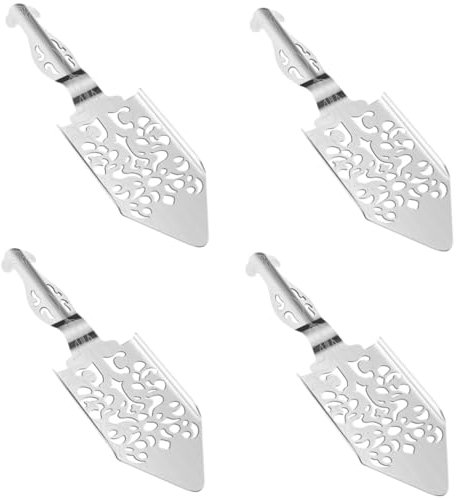 Cabilock 4 Piezas cuchara de absenta Suministro de barras práctico gotero de absenta accesorios filtrar goteador de absenta doméstico fuente de absenta multifunción Ajenjo