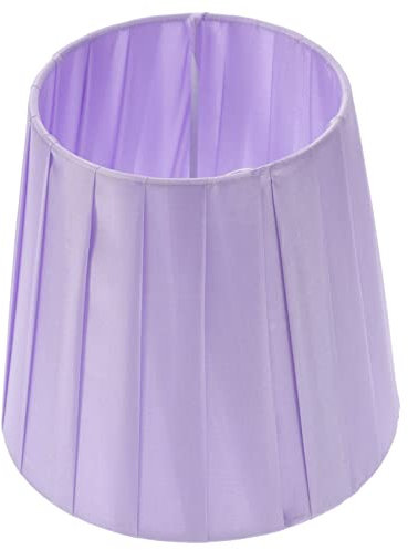 ETHZZLE Beleuchtungszubehör Lampenschirme Dekor Schreibtischlampe the desk lamp Glühbirnen Kerzenständer Stehlampenschirm Lampenschirm klein Einfach Lavendel kleine Trommel Leuchter Kind