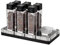 MUVNA Coffee Products, 6 Tubes Coffee Bean Cellar, Single Dose Coffee Bean Storage Container with Stand & Hopper