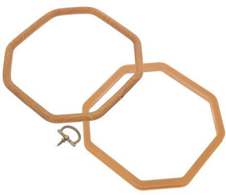 SHINEOFI Embroidery Hoop Wiederverwendbarer Achtseitiger Stickrahmen Für Handarbeiten Für Anfänger Im Kreuzstich