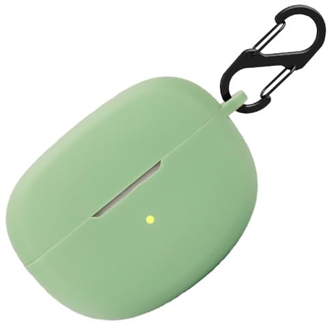 Silikon Hülle für Bose Ultra Open Earbuds Tasche, Stoßfeste Schutzhülle und Haut Protective Case Cover für Bose Ultra Open Earbuds with Keychain (Green)
