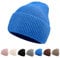 NebulaGlam Mütze Warm Mützen Wintermütze Strickmütze Weiche Winter Beanie Mütze Grobstrick Wintermützen für Herren und Damen für Outdoor Sports (Blau)